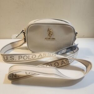 U.S. Polo Assn. Ivory Crossbody Bag NWT